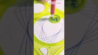 Easy spirograph designs ❇️ #shorts #satisfying #spirograph