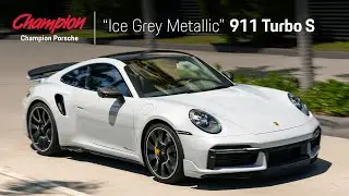 Champion Porsche | 911 Turbo S in Ice Grey Metallic Paint