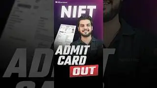 NIFT 2025 Admit Card Released! Download Now for Your Exam 🚨 #shorts