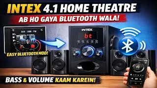 Old Home Theatre Me Bluetooth Kaise Lagaye | AUX USB FM to Bluetooth | Easy Mod #audioamplifier 