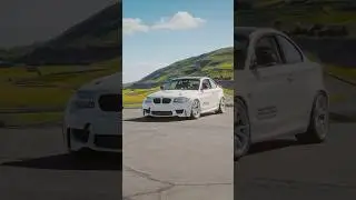 BMW E82 1M on Apex VS-5 Flow Formed Wheels in Race Silver