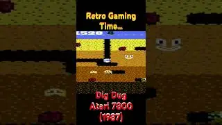 Retro Gaming Time...  Dig Dug - Atari 7800  (1987)