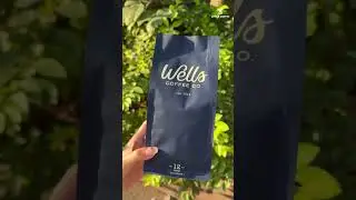 Check out the beautiful details on Wells Coffee Co.'s coffee packaging!