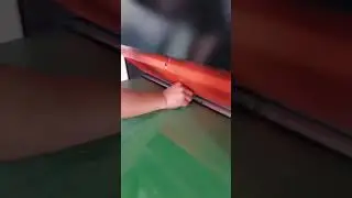 flatten small metal part by leveling machine. #leveler #straightener #leveling
