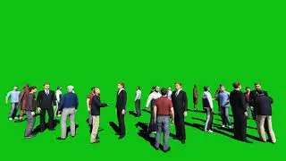 Crowd Green Screen and Crowd Talking Sounds