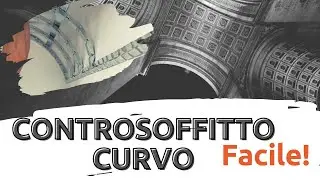 Come fare un controsoffitto curvo in cartongesso #volta a botte | i Profili