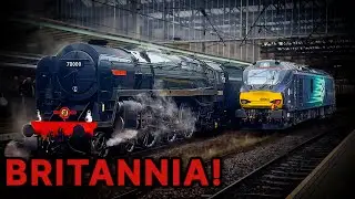 BRITANNIA On &lsquo;The S&C Fellsman&rsquo;! + A Class 57 And Freight Locos At Carlisle