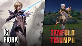 Tenfold Triumph iG Fiora Skin | League of Legends | Chromas Skin