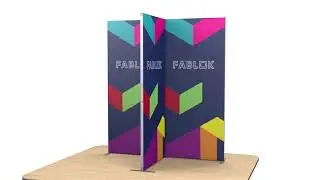 FABLOK&reg; SEG Display T Connector | How to Assemble FABLOK&reg; SEG Fabric Exhibition Stands