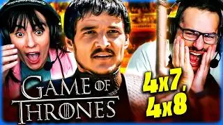 GAME OF THRONES 4x07 & 4x08 REACTION &ndash; THIS DUEL IS ABSOLUTELY UNHINGED! &ndash;FIRST TIME WATCHING-REVIEW