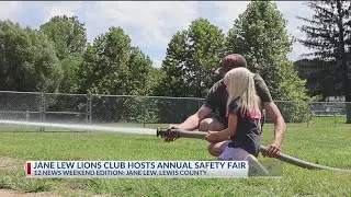 Community members engage with first responders at Lions Club Safety Fair