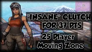 INSANE CLUTCH FOR 37 PTS! | 25 Player Moving Zone Duo Pop-Up Cup Win | Filtrrz