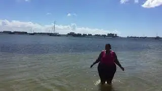 Swimming at Gulfport Beach