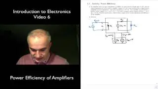 Electronics - Power Efficiency of Amplifiers