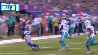 Sterling Shepard Makes an Amazing Diving Catch! (Preseason) | Dolphins vs. Giants | NFL
