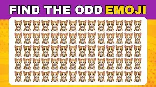 25 Puzzles for GENIUS | Find the ODD One Out | Emoji Edition