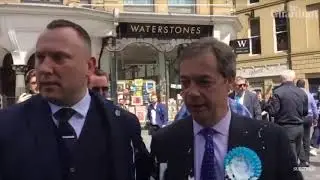 Nigel Farage milkshake