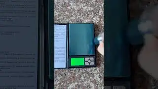 Notebook type weighing machine calibration