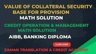 Value of Eligible Collateral Security | Base for Provision | Credit Operation | #baseforprovision