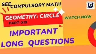 SEE...Geometry: Circle...Important Out theorem Solution(PART XIX)