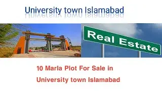 10 Marla Plot For Sale Block E University town Islamabad | One Plot