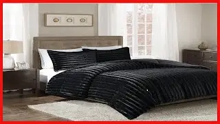 Experience Cozy Luxury with the Madison Park Duke Faux Fur Comforter Set