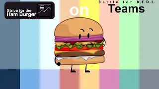 If Strive for the Ham Burger Characters were on BFB Teams