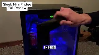 Stay cool with this compact beverage fridge!