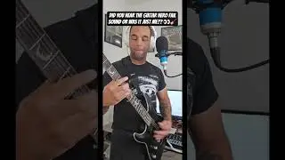 Did you hear the Guitar Hero fail sound or was it just me? 👀🎸 #heavymetal #guitarist #shorts #music