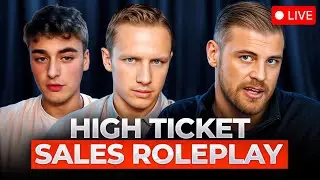 Sales Roleplay - Coaching Business Offer With $1M/mo Trainer [LIVE]