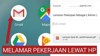 Cara Mengirim Lamaran Kerja Via Online Mengunakan Hp Terbaru 2019