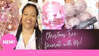 NEW! #CHRISTMAS TREE #DECORATE WITH ME AND HAUL: FIRST #CHRISTMASTREE OF THE 2024 SEASON!