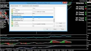 Trade Swing Settings for Trend Profiteer