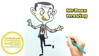 how to draw mr bean || mr bean drawing || cartoon drawing || easy drawing || mr bean cartoon