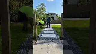 Step-by-Step Guide: How to Create a Beautiful Garden Walkway!  #kapagon#GardenStyle #StoneWalkway