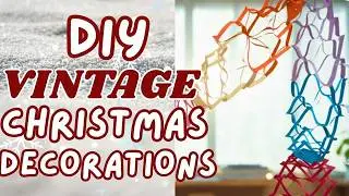 🎄Easy Retro Christmas DIY | 90s style Ceiling Decoration You Can Make Fast!