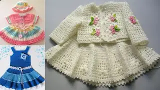 Awe_Inspiring Crochet toddler's Dress pattern | Baby girl's outfits | crochet vibes for baby Princes