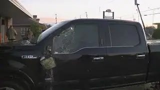 Teenager rides out tornado in pickup truck in Pasadena