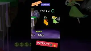 Peach bombs are so weird 💣❓ #melee #smash #ssbm #nintendo #peach #trif #gaming #wtf