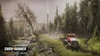 SnowRunner // PS5 4K // Доставляем запчасти в горы, тащим утопленный грузовик - Часть 1