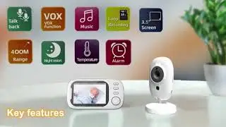 Бездротова відеоняня Baby Monitor ABM600