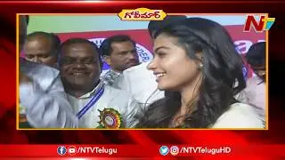 Minister KTR & Rashmika Mandanna Participates In Chicken ,Egg Mela | Golimaar | NTV