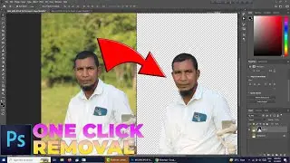 Photoshop background remove one click || photoshop tutorial Hindi