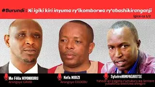 #Burundi : Ni igiki kiri inyuma ry'ikomborwa ry'abashikiranganji? #focode  #congrèscitoyen 1/2