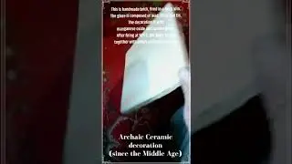 How to Archaic Ceramic decoration * Come decorare una mattonella in stile ceramica arcaica