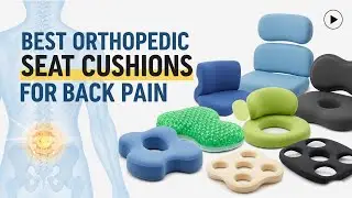 TOP 5 best orthopedic seat cushions for back pain 2026 | Office chair cushion for back support