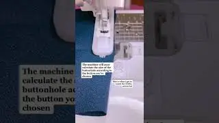 Sew perfect buttonholes every time with no fuss! #sewing #sewingmachine #sewingtips #sewingtutorial