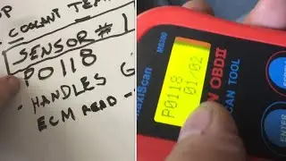 &ldquo;diagnose and fix&rdquo; PO118 error code (ect sensor 1) P2158