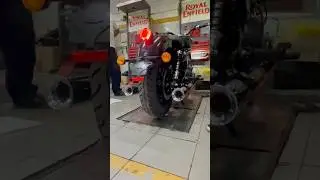 Super meteor with rhino racing ideal sound 👾 #supermeteor650 #meteor650 #bike #travel #exhaust