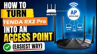 Turn Tenda RX2 Pro into an AP Mode Router | Fix Dead Zones! |  Tenda AX1500 WIFI 6 Router AP mode